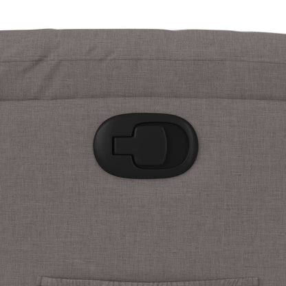 Fåtölj Taupe Reclinerfåtölj tyg