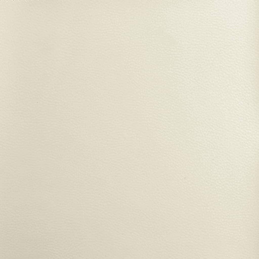 Fåtölj Gräddvit Reclinerfåtölj konstläder