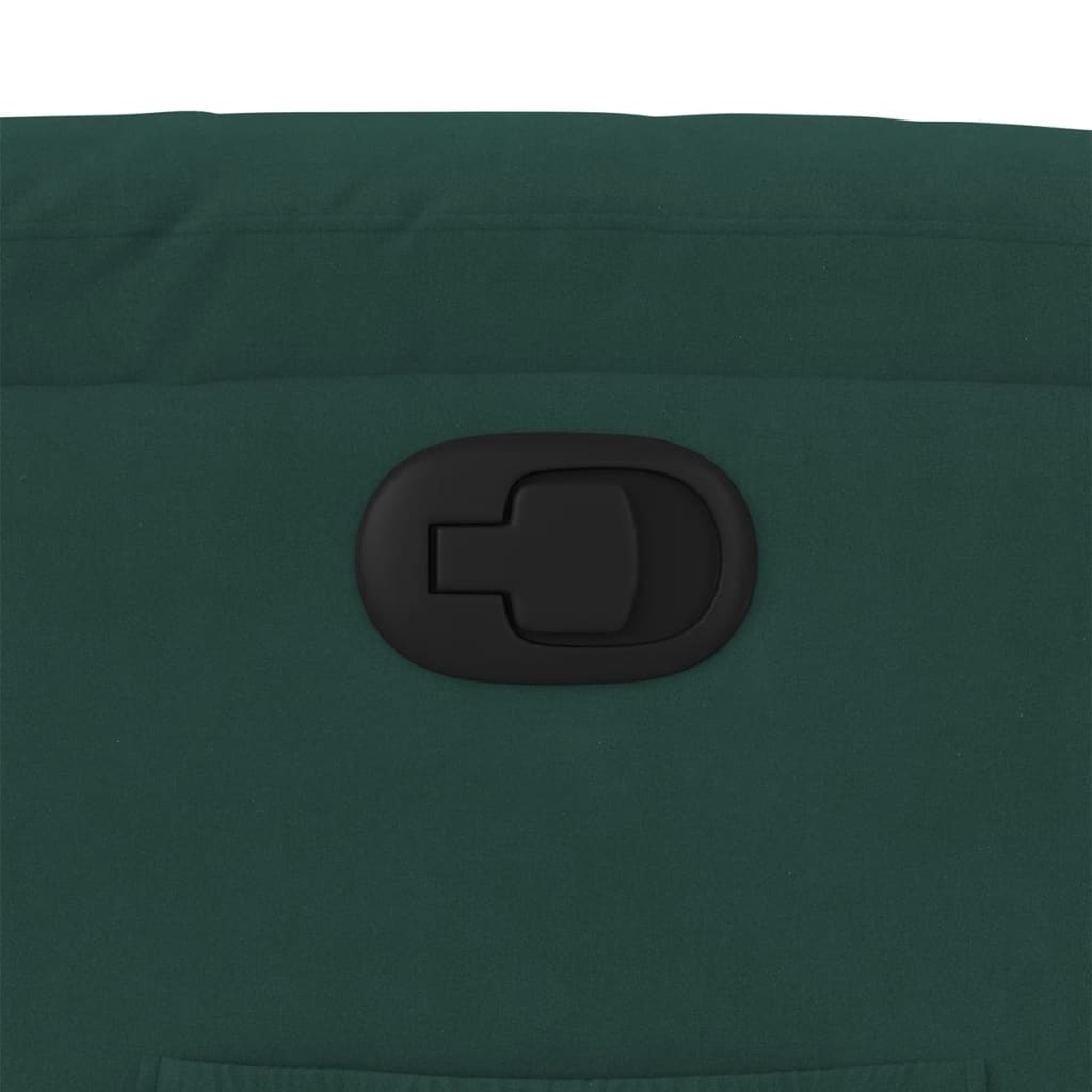 Fåtölj Grön Mörkgrön Reclinerfåtölj sammet