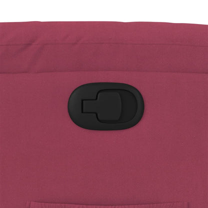 Fåtölj Vinröd Reclinerfåtölj sammet