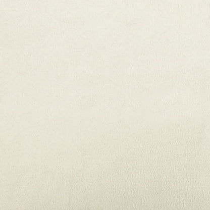 Elektrisk Massagefåtölj Gräddvit sammet