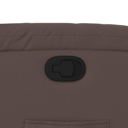 Fåtölj Brun Reclinerfåtölj konstläder