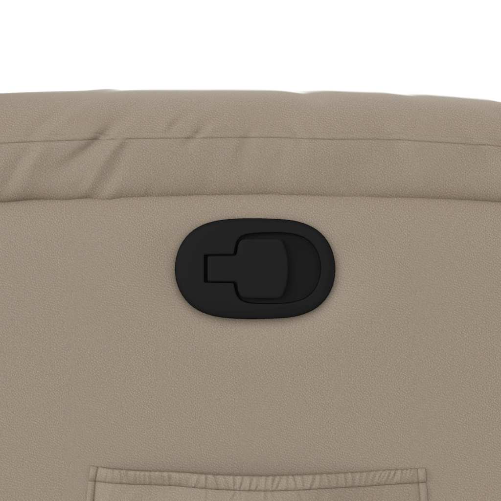 Fåtölj Cappuccino Reclinerfåtölj konstläder