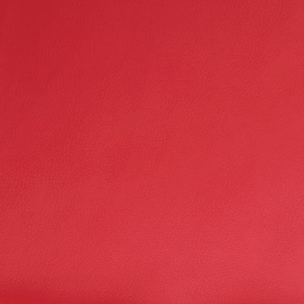 Elektrisk Massagefåtölj Röd konstläder