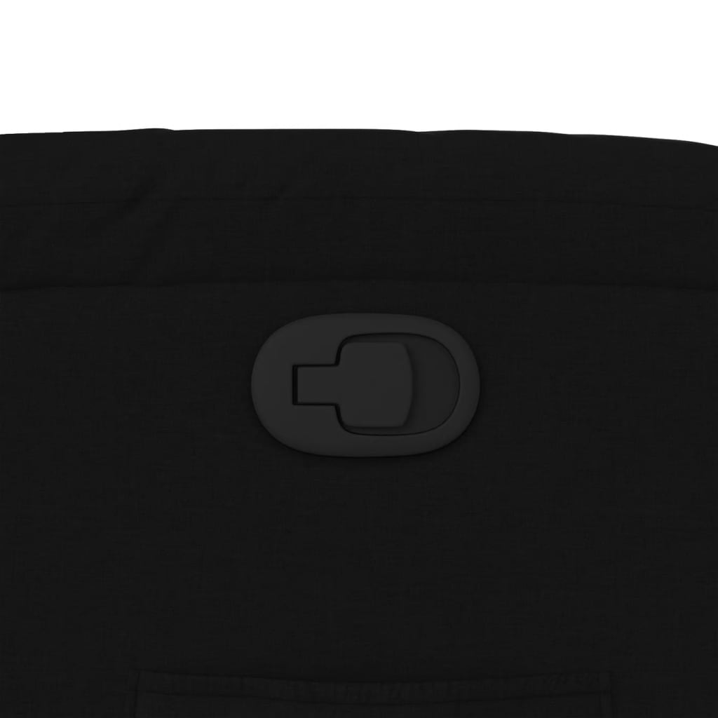 Fåtölj Svart Reclinerfåtölj tyg