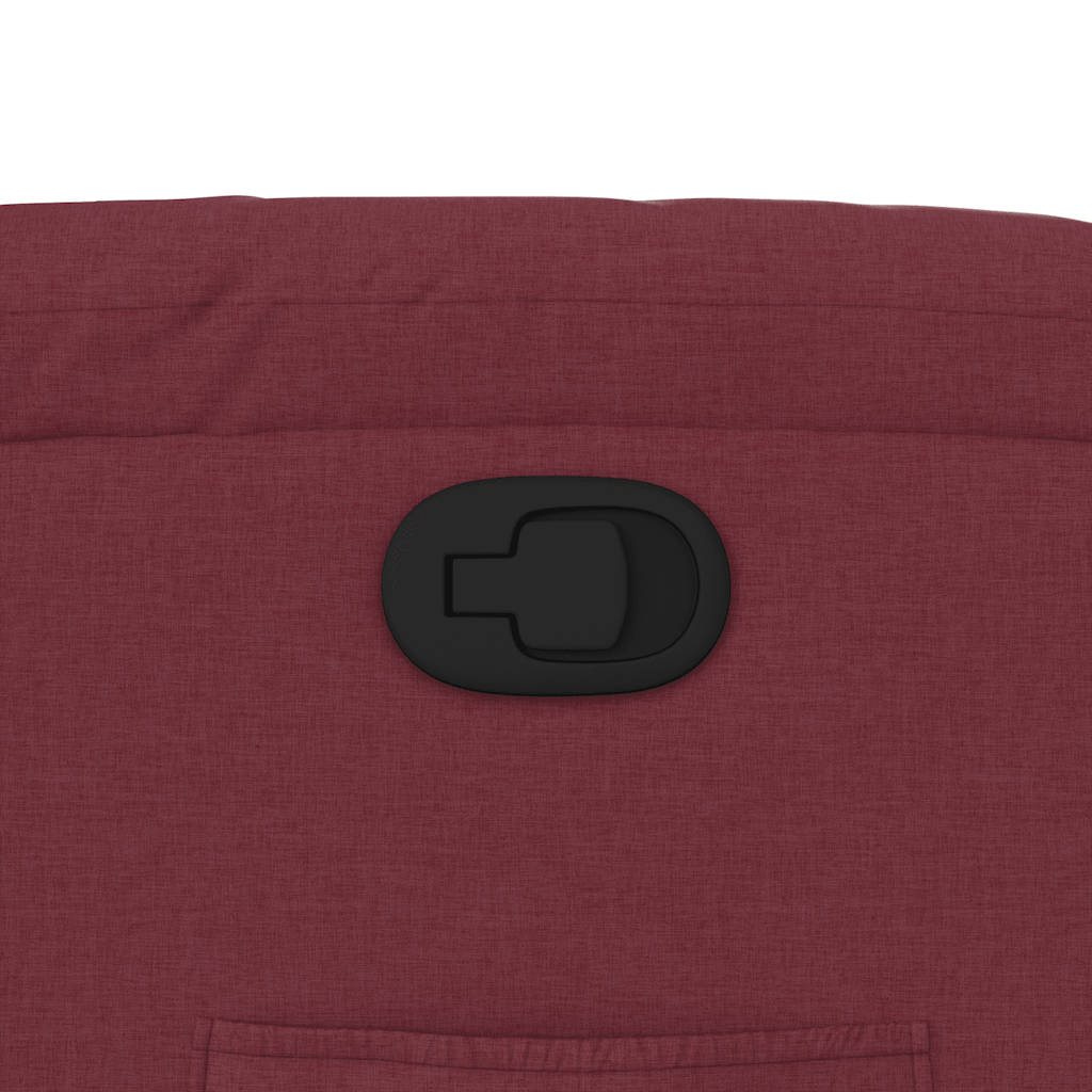 Fåtölj Vinröd Reclinerfåtölj tyg