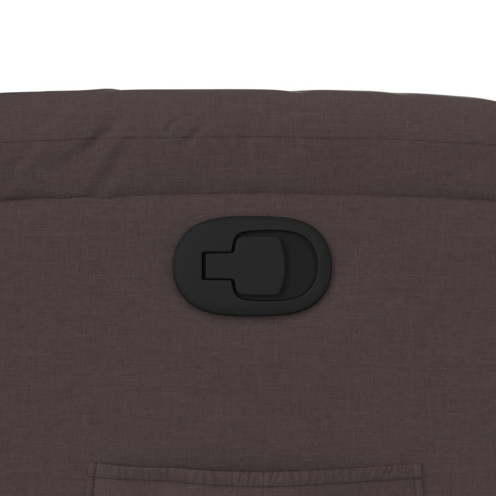 Fåtölj Brun Mörkbrun Reclinerfåtölj tyg