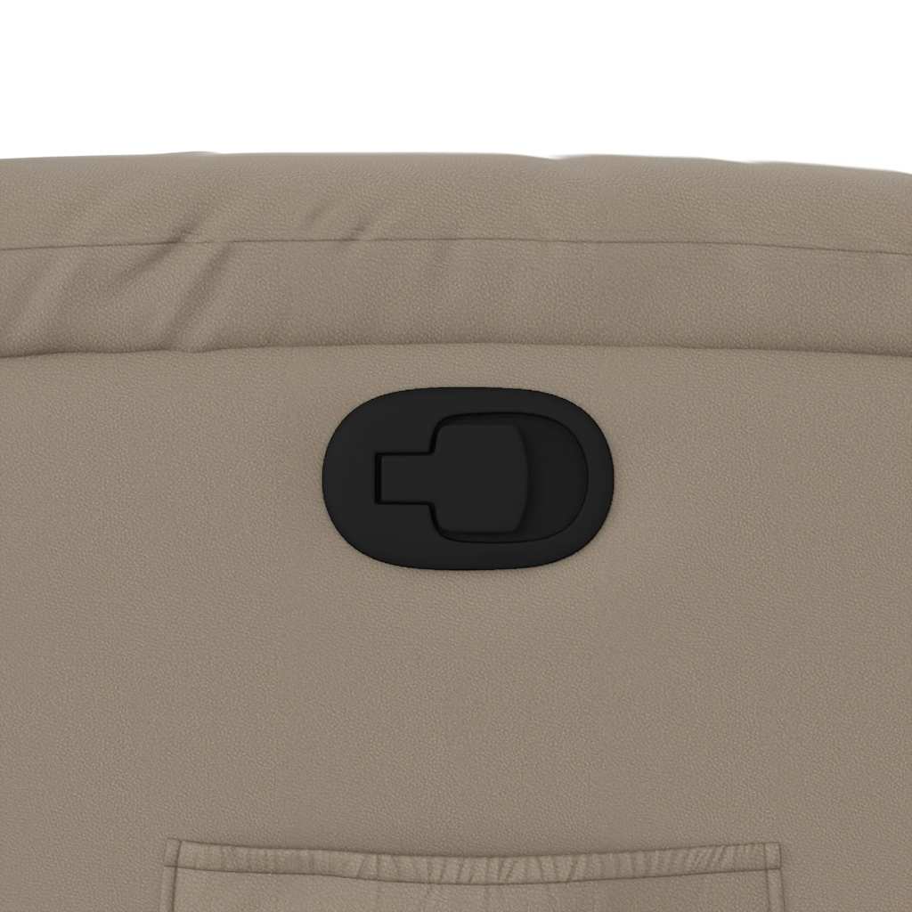 Fåtölj Cappuccino Reclinerfåtölj konstläder