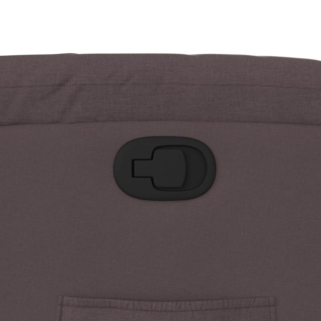 Fåtölj Brun Mörkbrun Reclinerfåtölj tyg