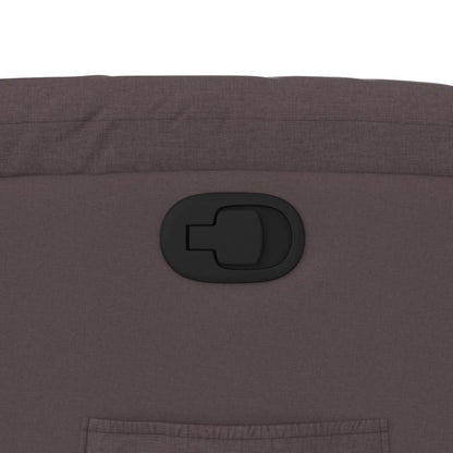 Fåtölj Brun Mörkbrun Reclinerfåtölj tyg