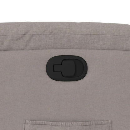 Fåtölj Taupe Reclinerfåtölj tyg