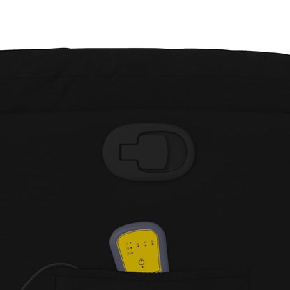 Elektrisk Massagefåtölj Svart tyg