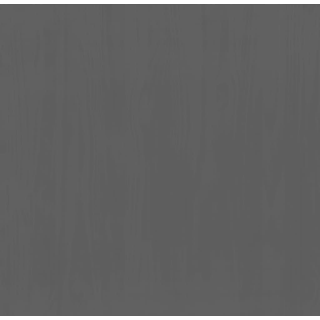 Soffbord Grå FLORO 99x55,5x45 cm massiv furu