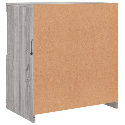 Skänk Sonoma Grå LED-belysning 60,5x37x67 cm