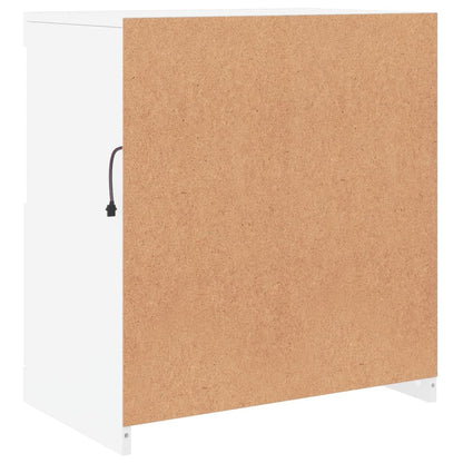 Skänk Vit LED-belysning 60x37x67 cm