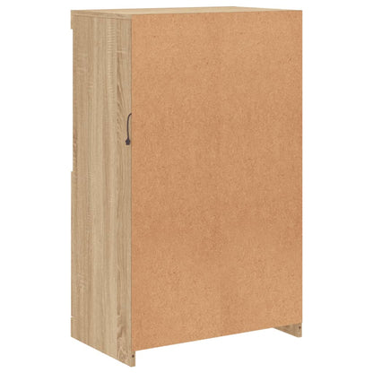 Skänk Sonoma Ek LED-belysning 60,5x37x100 cm