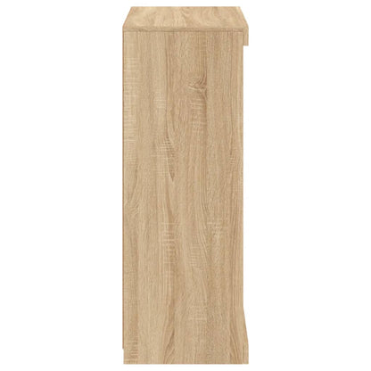 Skänk Sonoma Ek LED-belysning 60,5x37x100 cm