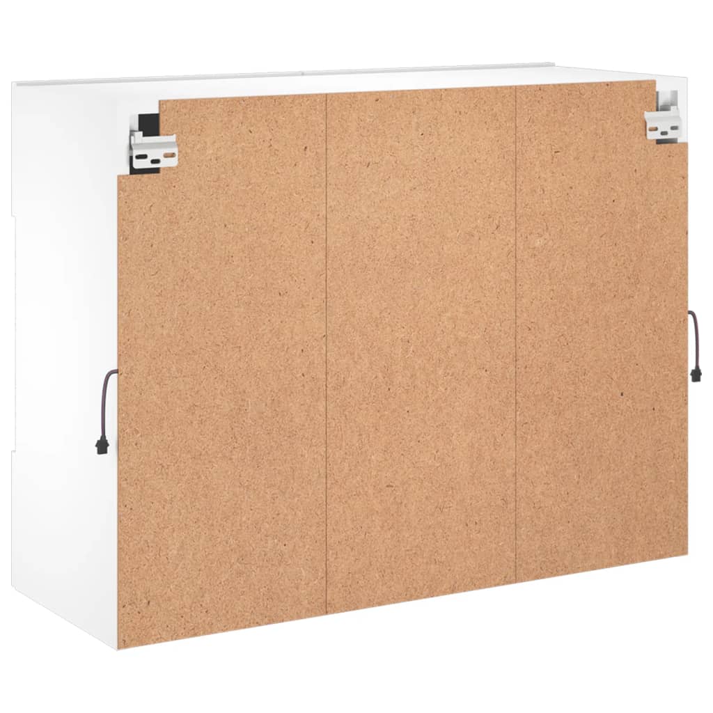 TV-Möbel Vit TV-Bänk LED 78,5x30x60,5 cm