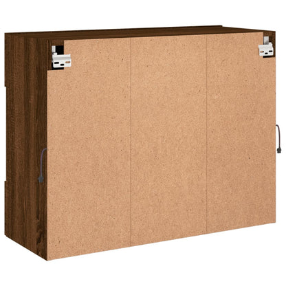 TV-Möbel Brun Ek TV-Bänk LED 78,5x30x60,5 cm