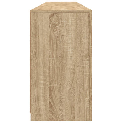 Skänk Sonoma Ek LED-belysning 181,5x37x67 cm