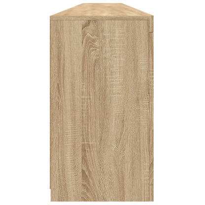 Skänk Sonoma Ek LED-belysning 283x37x67 cm