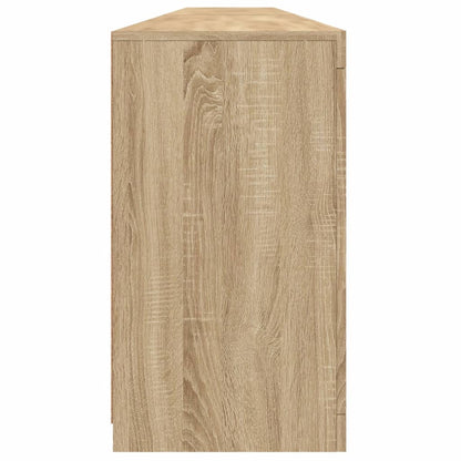 Skänk Sonoma Ek LED-belysning 283x37x67 cm