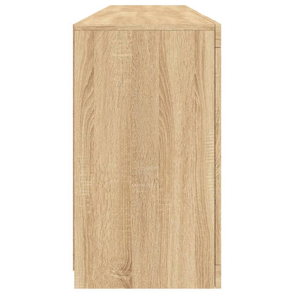 Skänk Sonoma Ek LED-belysning 164x37x67 cm