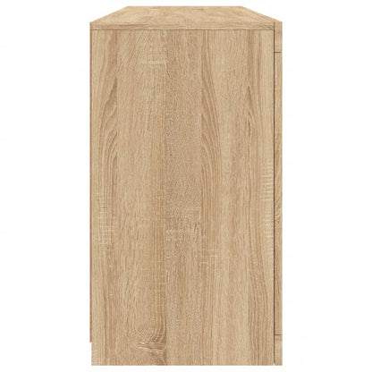 Skänk Sonoma Ek LED-belysning 163x37x67 cm