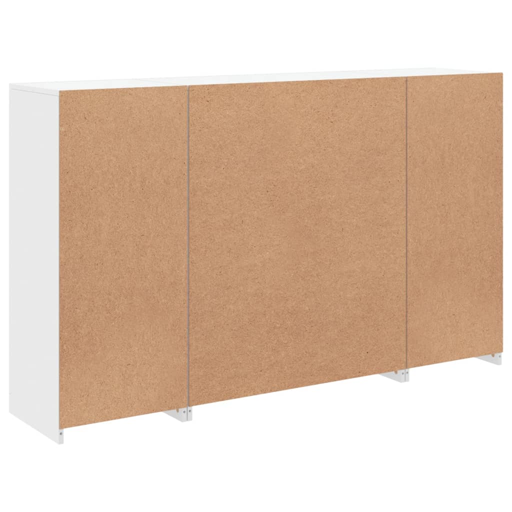 Skänk Vit LED-belysning 3 st