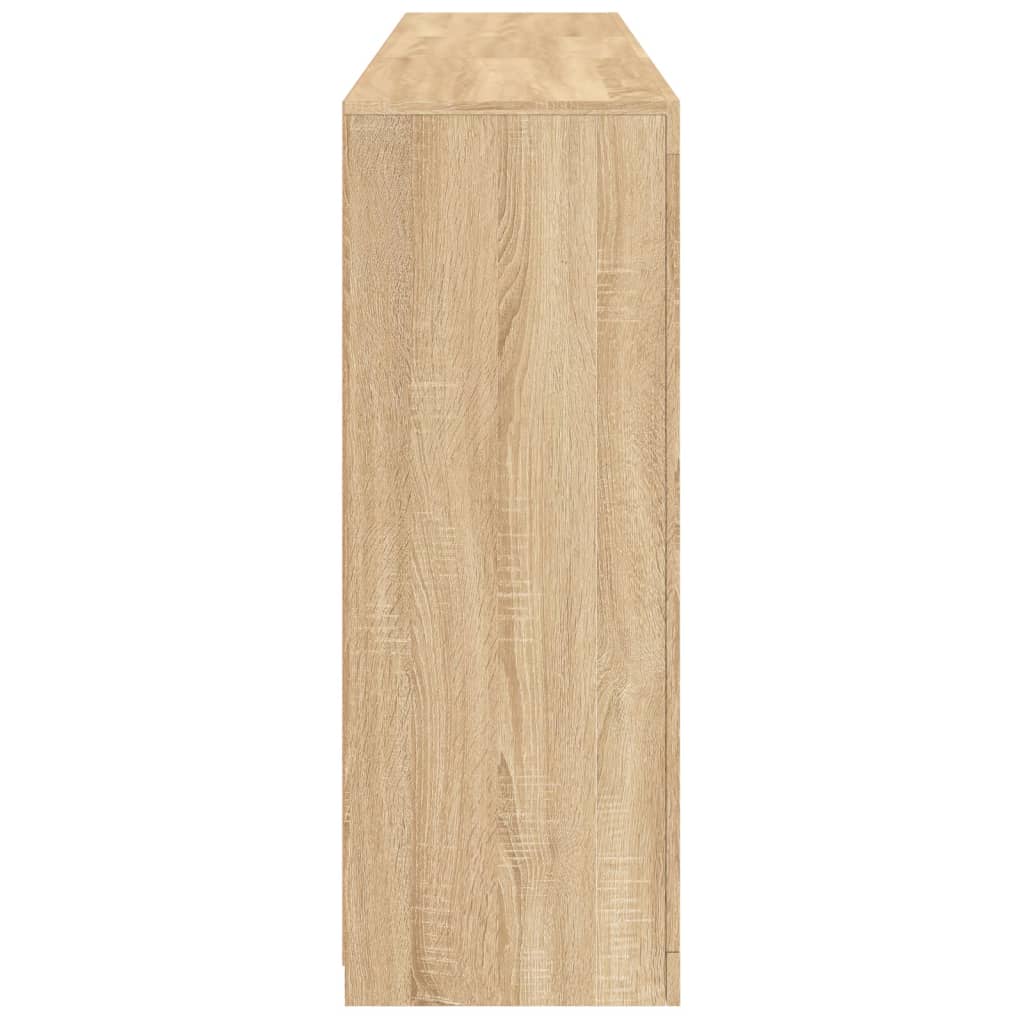 Skänk Sonoma Ek LED-belysning 162x37x100 cm