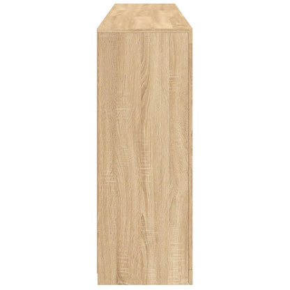 Skänk Sonoma Ek LED-belysning 162x37x100 cm