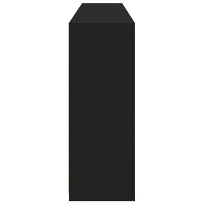 Skänk Svart LED-belysning 181,5x37x100 cm