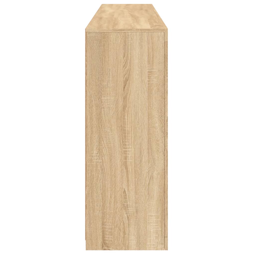 Skänk Sonoma Ek LED-belysning 181,5x37x100 cm