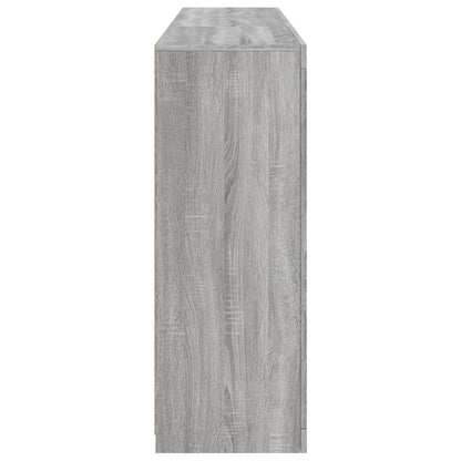 Skänk Sonoma Grå LED-belysning 162x37x100 cm