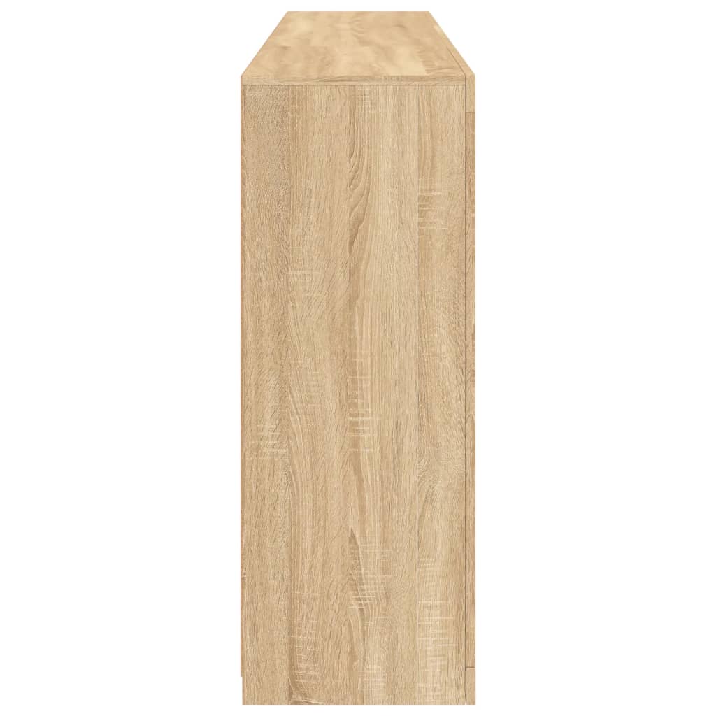 Skänk Sonoma Ek LED-belysning 181,5x37x100 cm