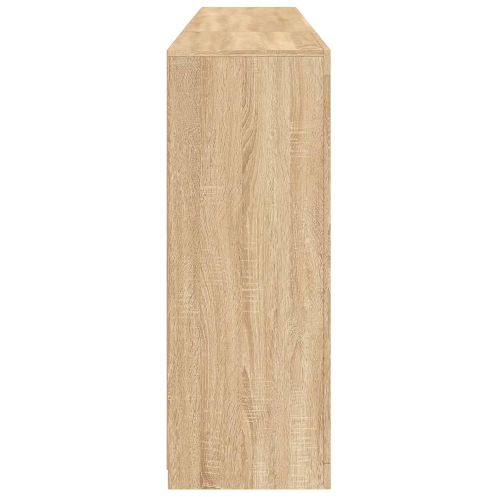 Skänk Sonoma Ek LED-belysning 202x37x100 cm