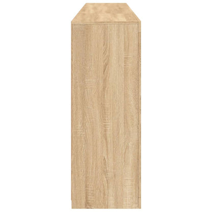 Skänk Sonoma Ek LED-belysning 202x37x100 cm