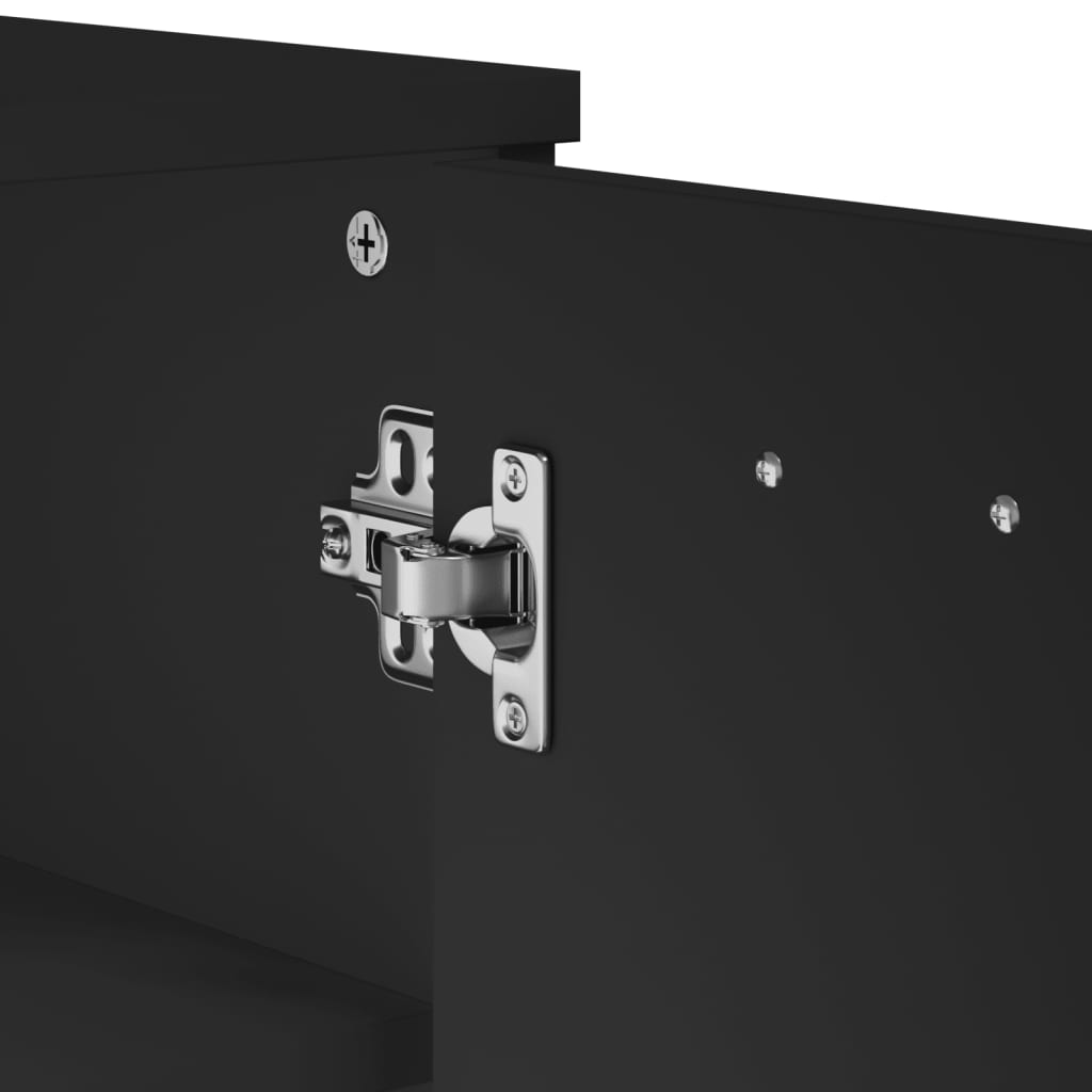 Skoställ Svart Skoskåp VIKEN