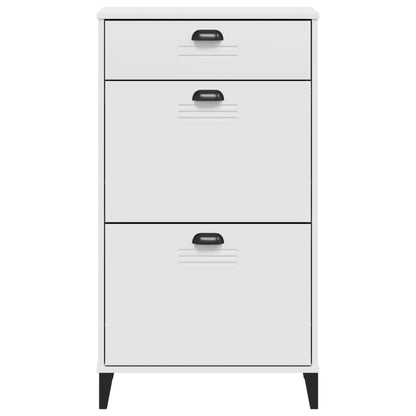 Skoställ Vit Skoskåp VIKEN