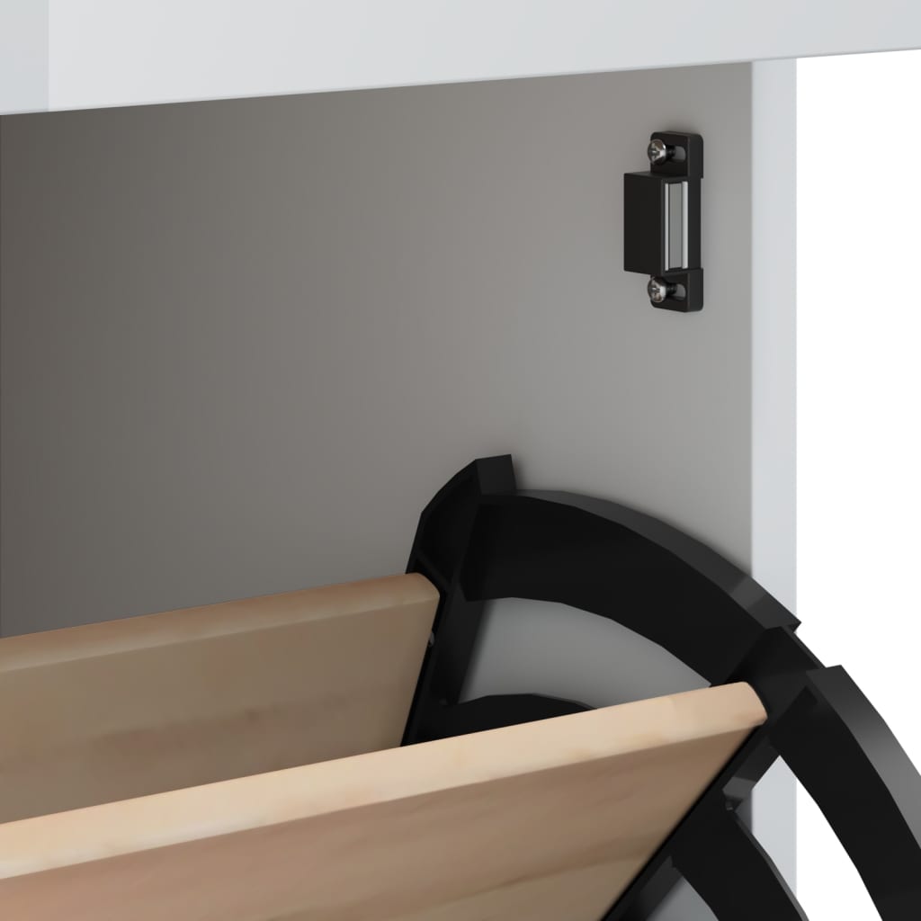 Skoställ Vit Skoskåp VIKEN