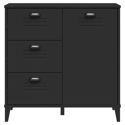 Skänk Svart VIKEN 80x40x80 cm