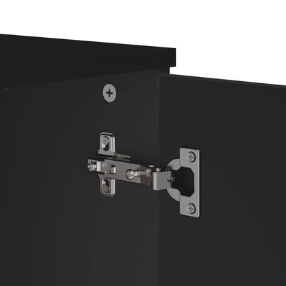 Skänk Svart VIKEN 80x40x80 cm