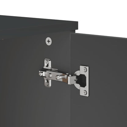 Skänk Grå VIKEN antracitgrå 80x40x80 cm