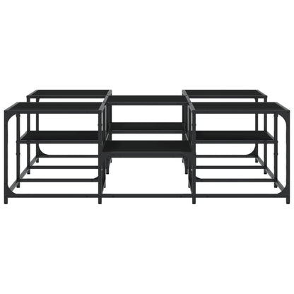 Soffbord Svart 121x121x40 cm