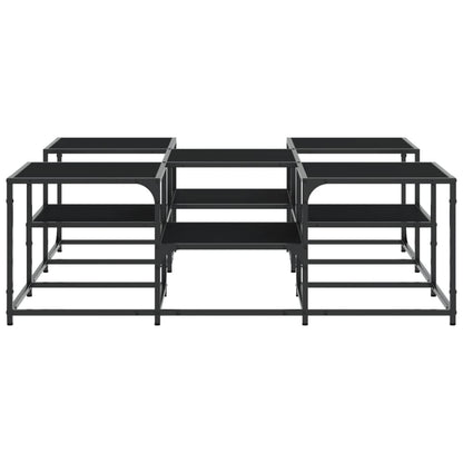 Soffbord Svart 121x121x40 cm