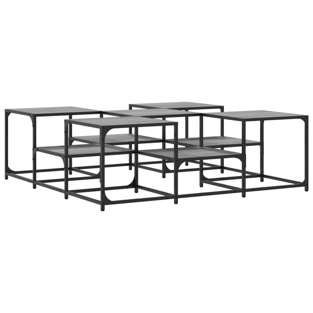 Soffbord Sonoma Grå 121x121x40 cm