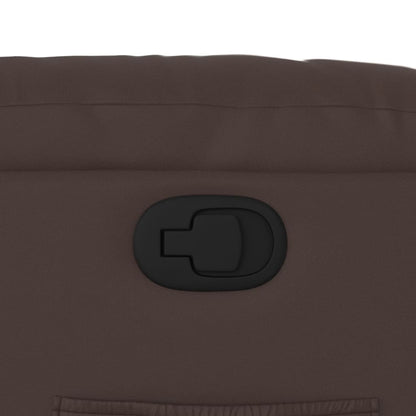 Fåtölj Brun Reclinerfåtölj konstläder