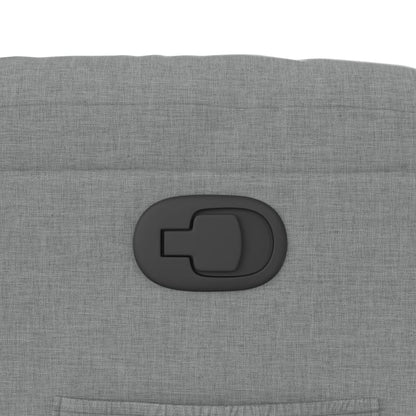 Fåtölj Ljusgrå Reclinerfåtölj tyg