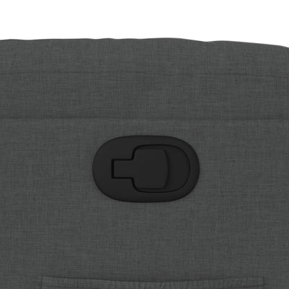 Fåtölj Mörkgrå Reclinerfåtölj tyg