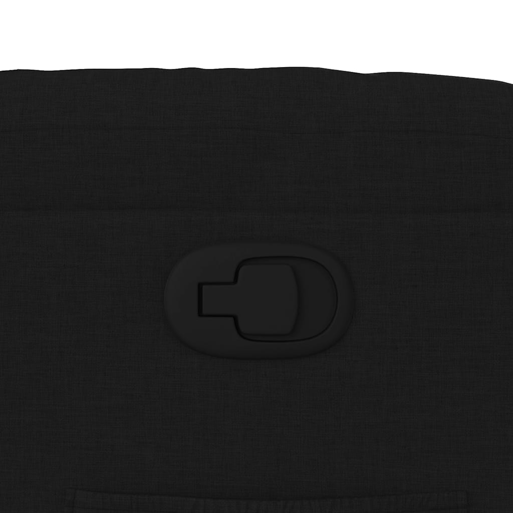 Fåtölj Svart Reclinerfåtölj tyg